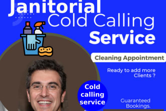 do appointment setting for janitorial services