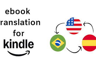 professionally translate and format your ebook into spanish or portuguese