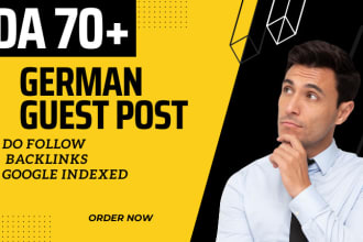 do high da german guest posting services, 2 dofollow backlinks, high authority