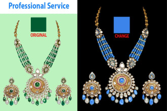 do professionally any color change and product photo editing