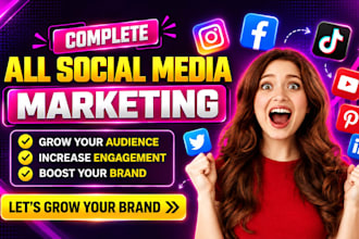 be your professional social media manager and content creator