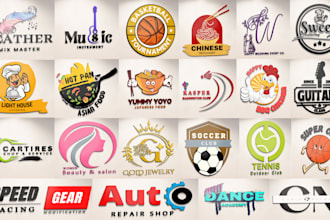 create professional business initial letters logo