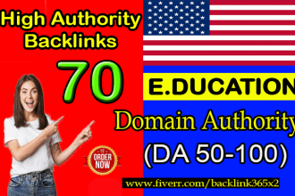 provide 70 anchor text profile mix high authority link building SEO backlink