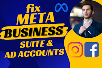 be your expert meta business suite and fix restricted ad accounts