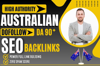 do google ranking with high authority da 90 australian dofollow seo backlinks