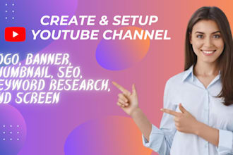 create and optimize your youtube channel for SEO
