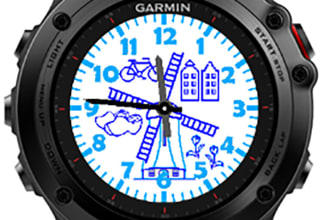 develop a custom watch face for garmin watch