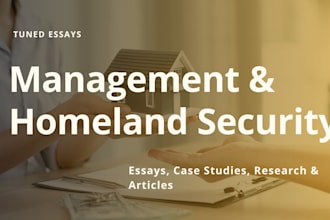 write management, homeland security, cyber security, articles, research, reports