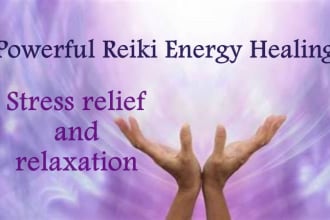 send powerful reiki energy for stress relief and relaxation