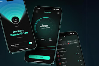 create premium VPN app with admin panel, in app purchase, admob ads