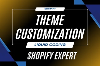 do shopify customization, shopify custom coding, bug fixing, liquid coding