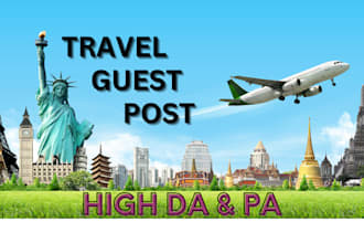 submit a guest post on a good quality travel blog