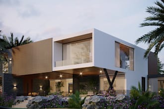 create stunning 3d house facades photorealistic renderings