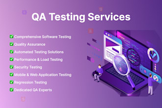 do professional QA testing for android ios apps and website testing services