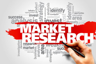 do market research, trends, competitive analysis, statistics