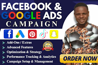 do effective facebook ads and google ads for shopify website