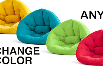 change the color of anything in using photoshop