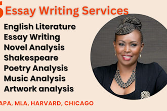 do reflection paper, english literature essay,novel, shakespeare,poetry, othello