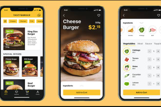make food delivery app, grocery app, restaurant app, logistic app