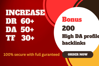 increase domain rating DR ahrefs domain authority moz da tf