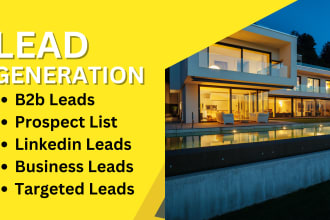 do b2b lead generation expert,business loan leads,prospect list building