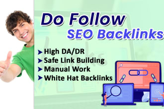 do manually SEO link building with guest posts and blogger outreach