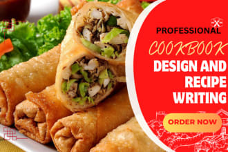 write food recipe, recipe book, diabetes recipe, formating, cookbook ghostwriter