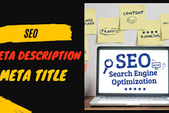 write SEO optimized meta description