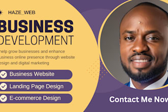 design responsive hair stylist products sales landing page and website