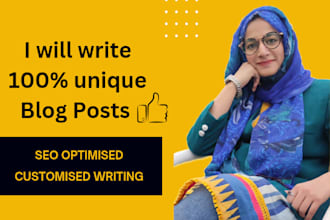 write an informative and unique blog or website content