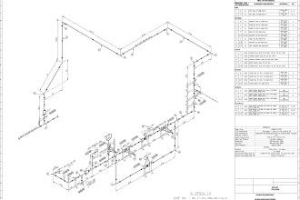 do 2d piping layout and isometric drawing in autocad with bom