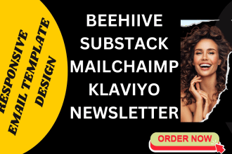 use substack to  build an interactive email template newsletter