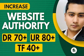 increase domain rating ahrefs DR 70 domain authority moz da 50 trust flow tf 30