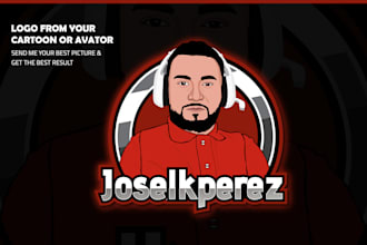design youtube, gaming twitch, mascot and avatar logo