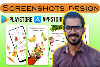 design professional app screenshots design for maximum user engagement