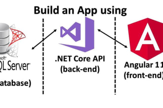 develop full stack website angular asp dot net nodejs reactjs
