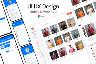 design clean and seamless UI UX design for your website or mobile app