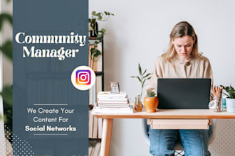 french or english instagram community manager monthly growth partner
