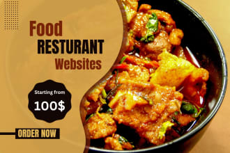 design a restaurant or food website in wordpress with online ordering system