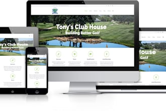 create a complete wordpress website