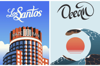 design an awesome minimalist poster or flyer