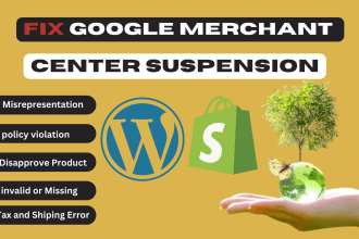 fix google merchant center suspension misrepresentations