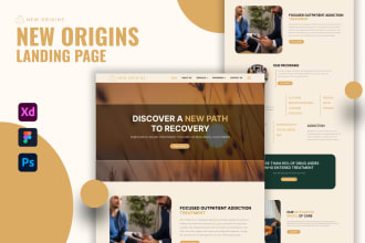 do professional figma landing page or website design
