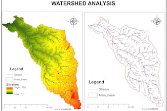do watershed delineation using arc gis qgis