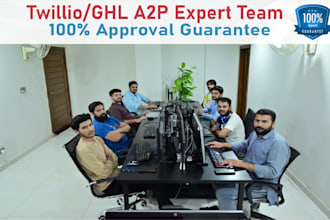 get approval for twilio a2p 10dlc and ghl registration for SMS