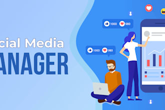 be a social media manager in instagram