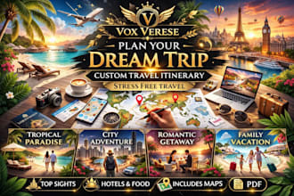 plan your unique and personalized travel itinerary