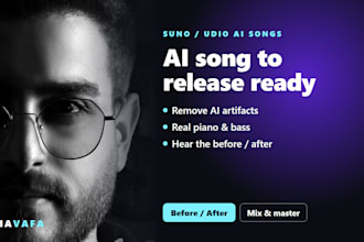 remake, mix and master your suno or udio ai song to sound professional