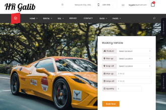 do wordpress taxi, car rental and taxi, car booking website