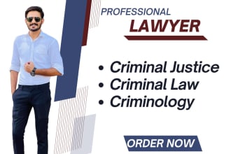 assist in criminal law, criminal justice and criminology